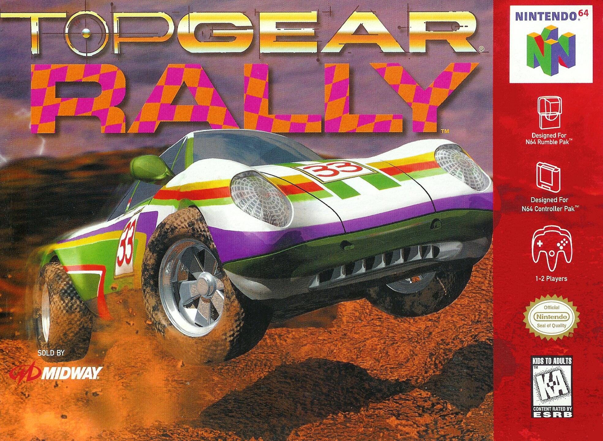 Top Gear Rally (USA) Cover