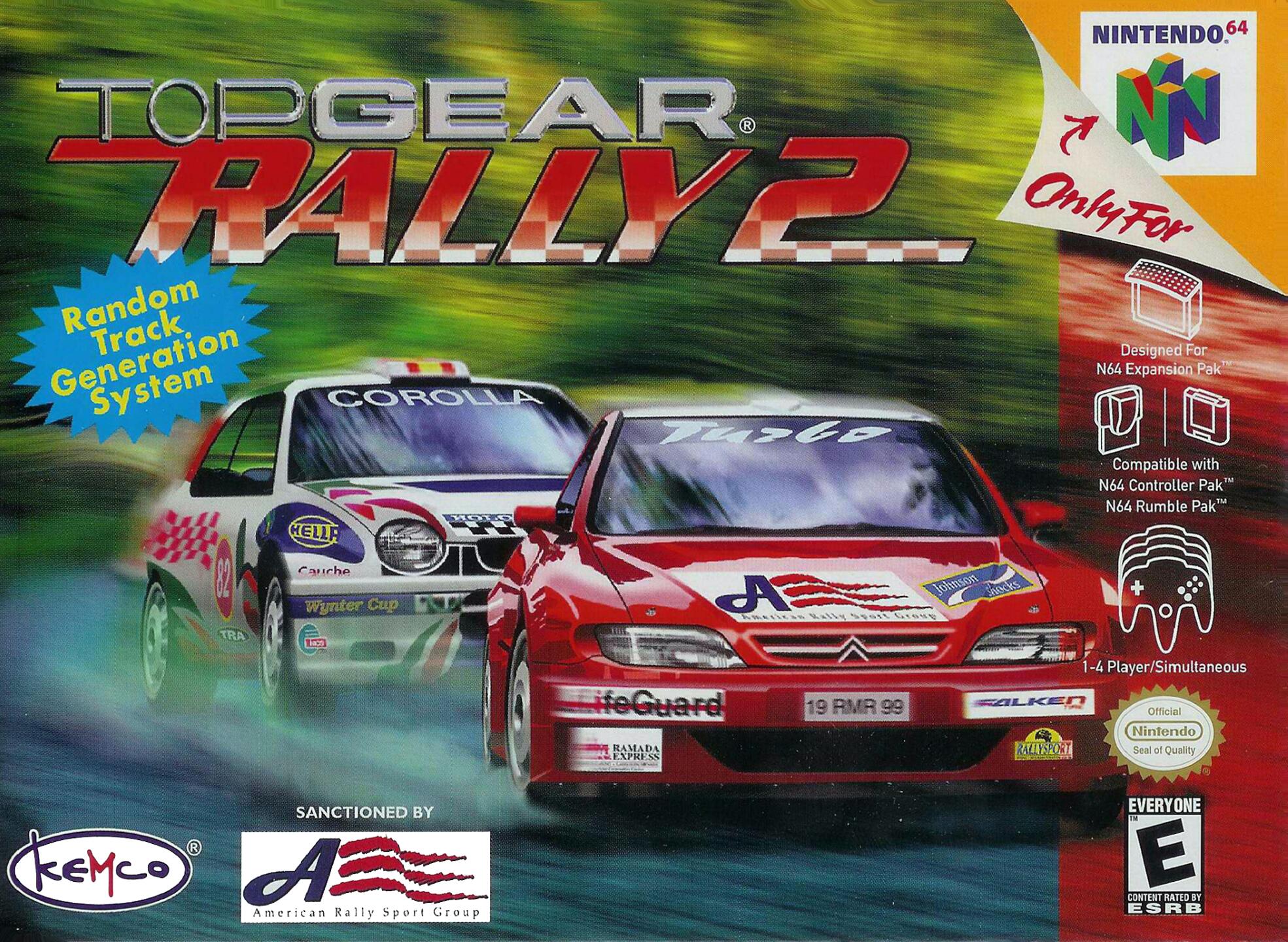 Top Gear Rally 2 (USA) Cover