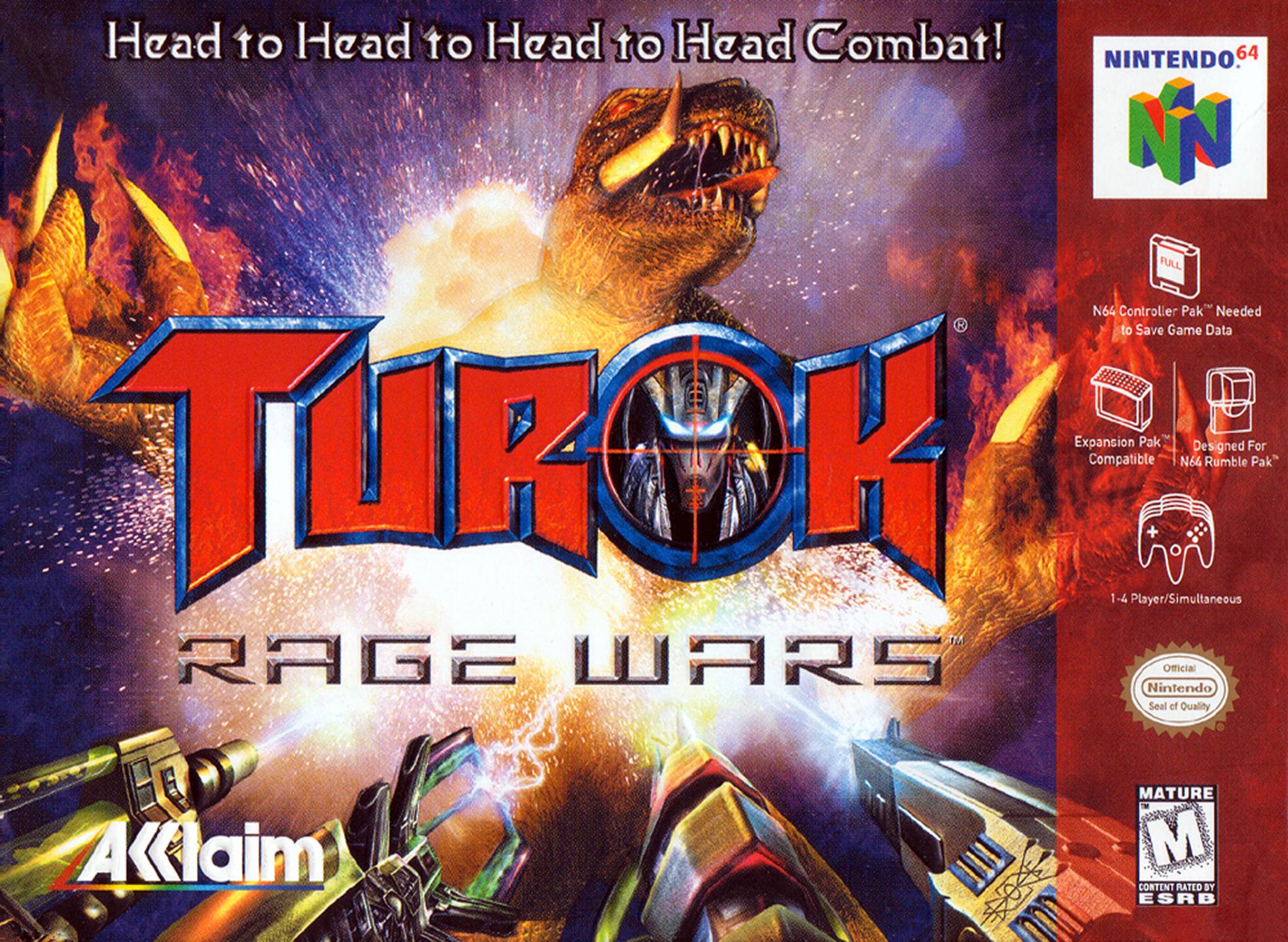 Turok - Rage Wars (USA) (Rev 1) Cover