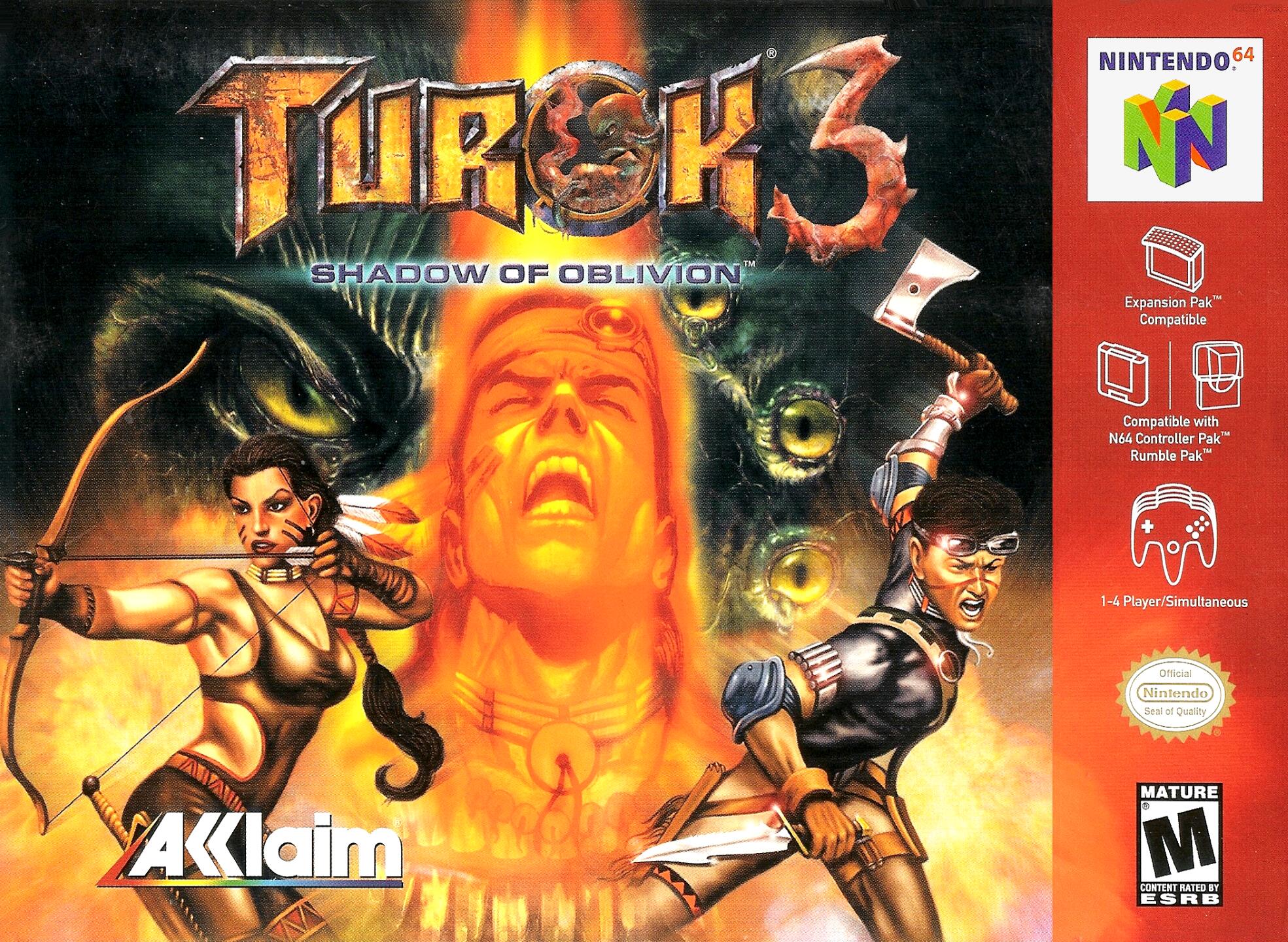 Turok 3 - Shadow of Oblivion (USA) Cover