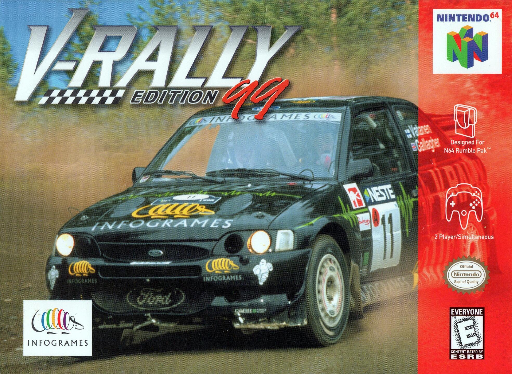 V-Rally Edition 99 (USA) Cover