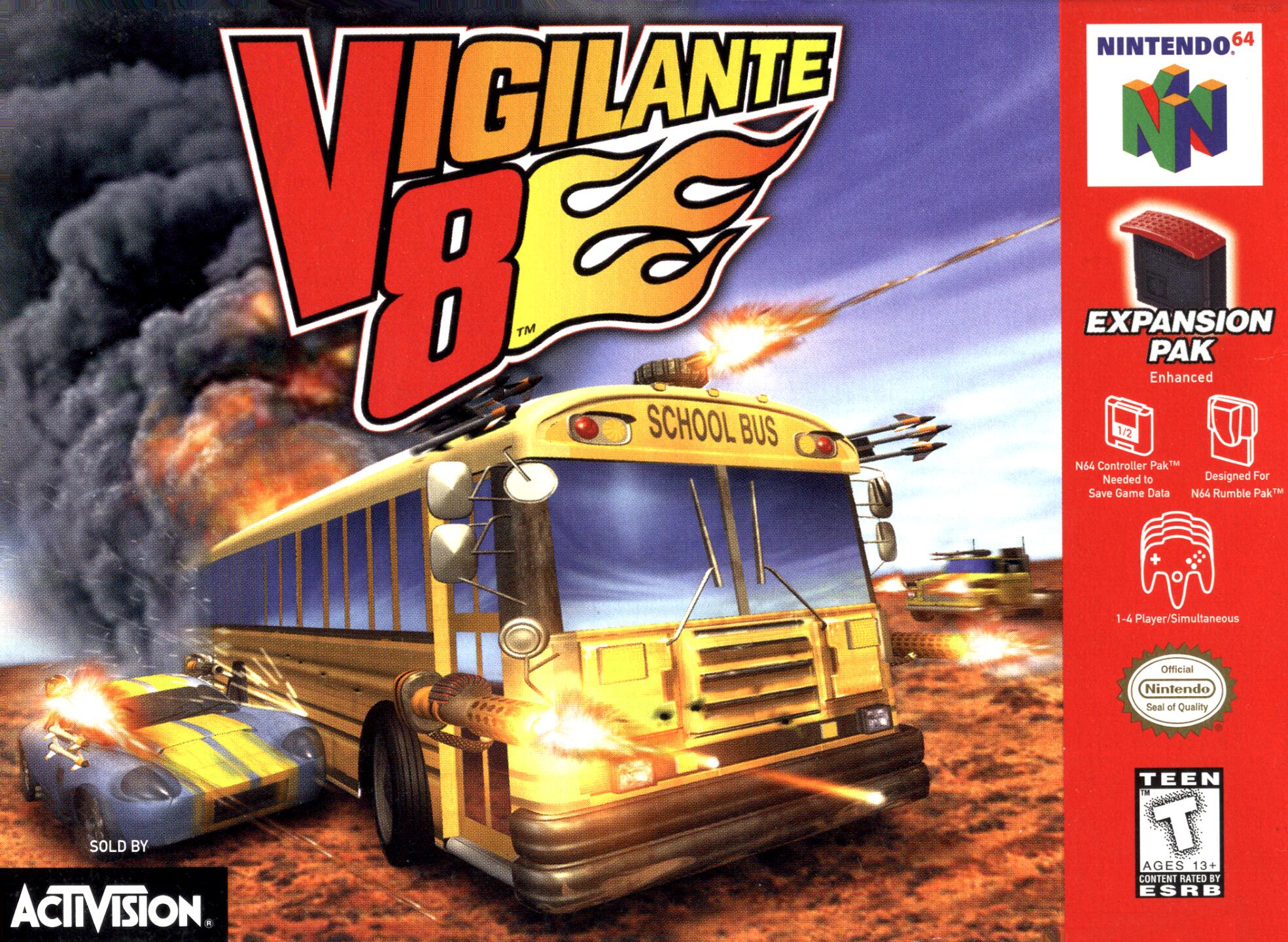 Vigilante 8 (USA) Cover