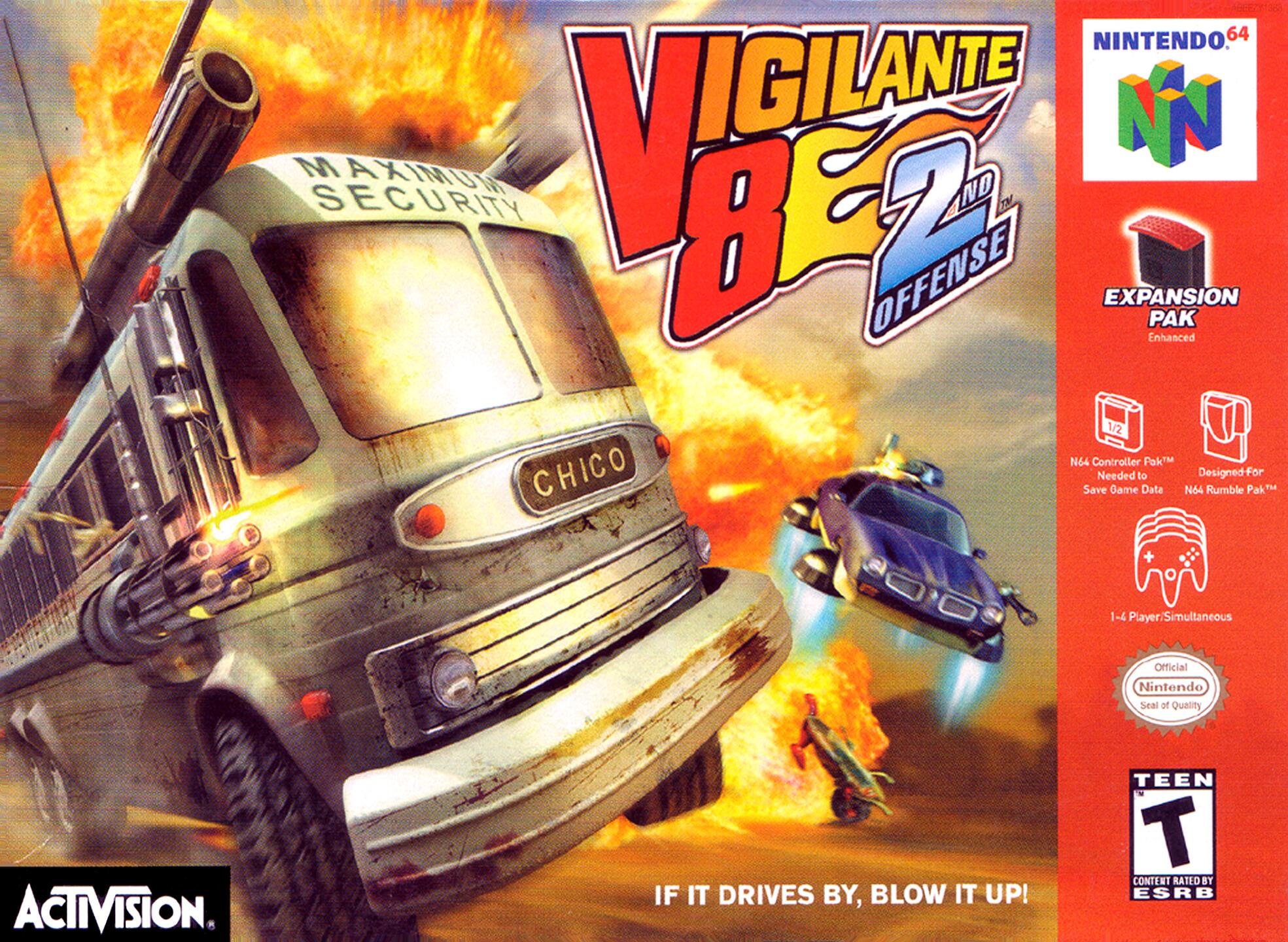 Vigilante 8 - 2nd Offense (USA) Cover