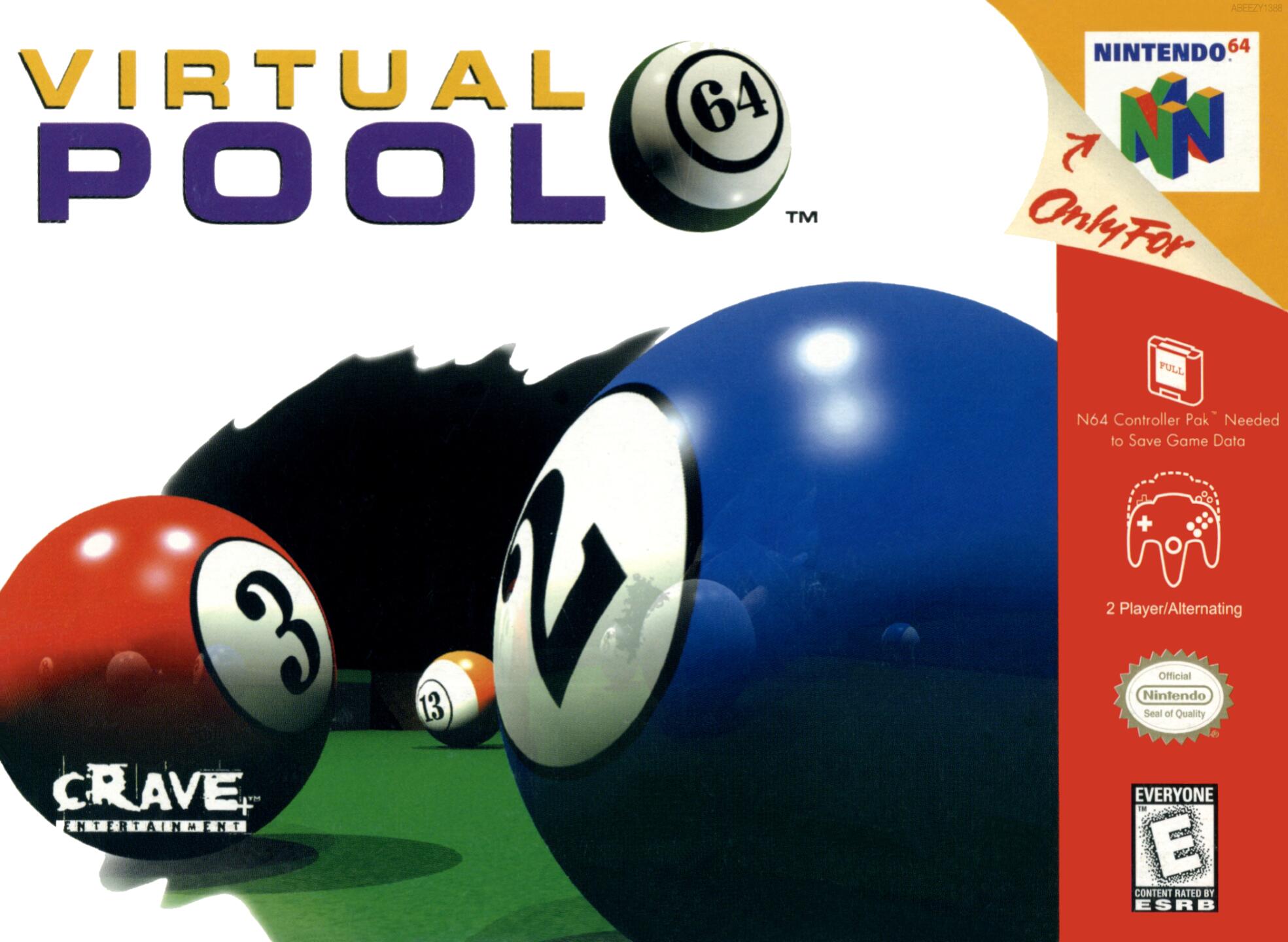 Virtual Pool 64 (USA) Cover