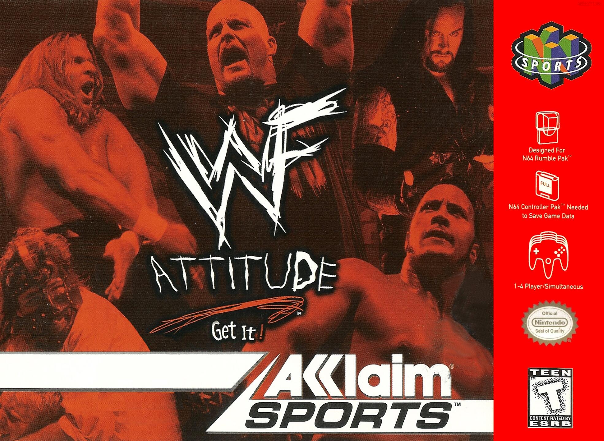 WWF Attitude (USA) Cover