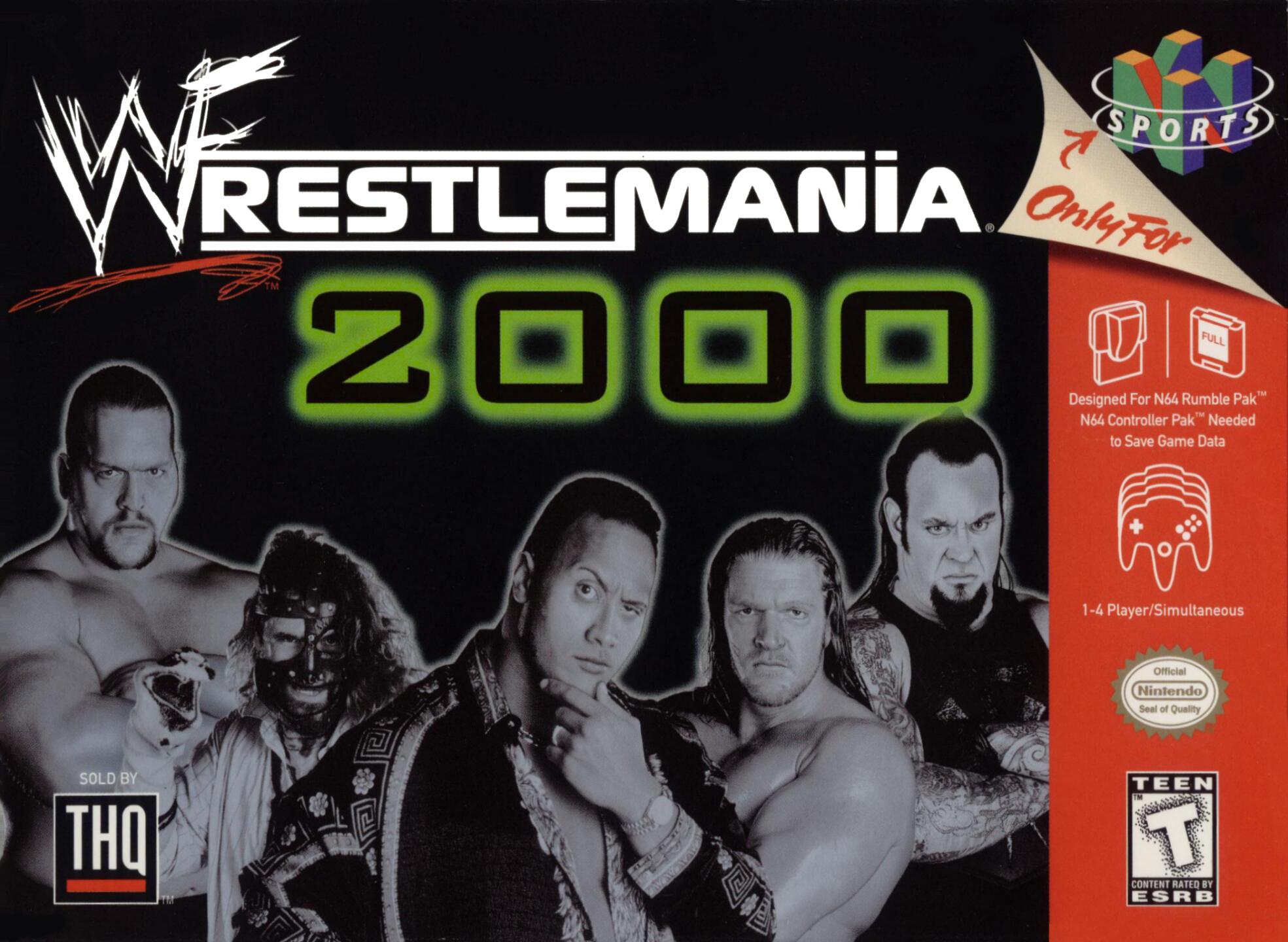 WWF WrestleMania 2000 (USA) Cover