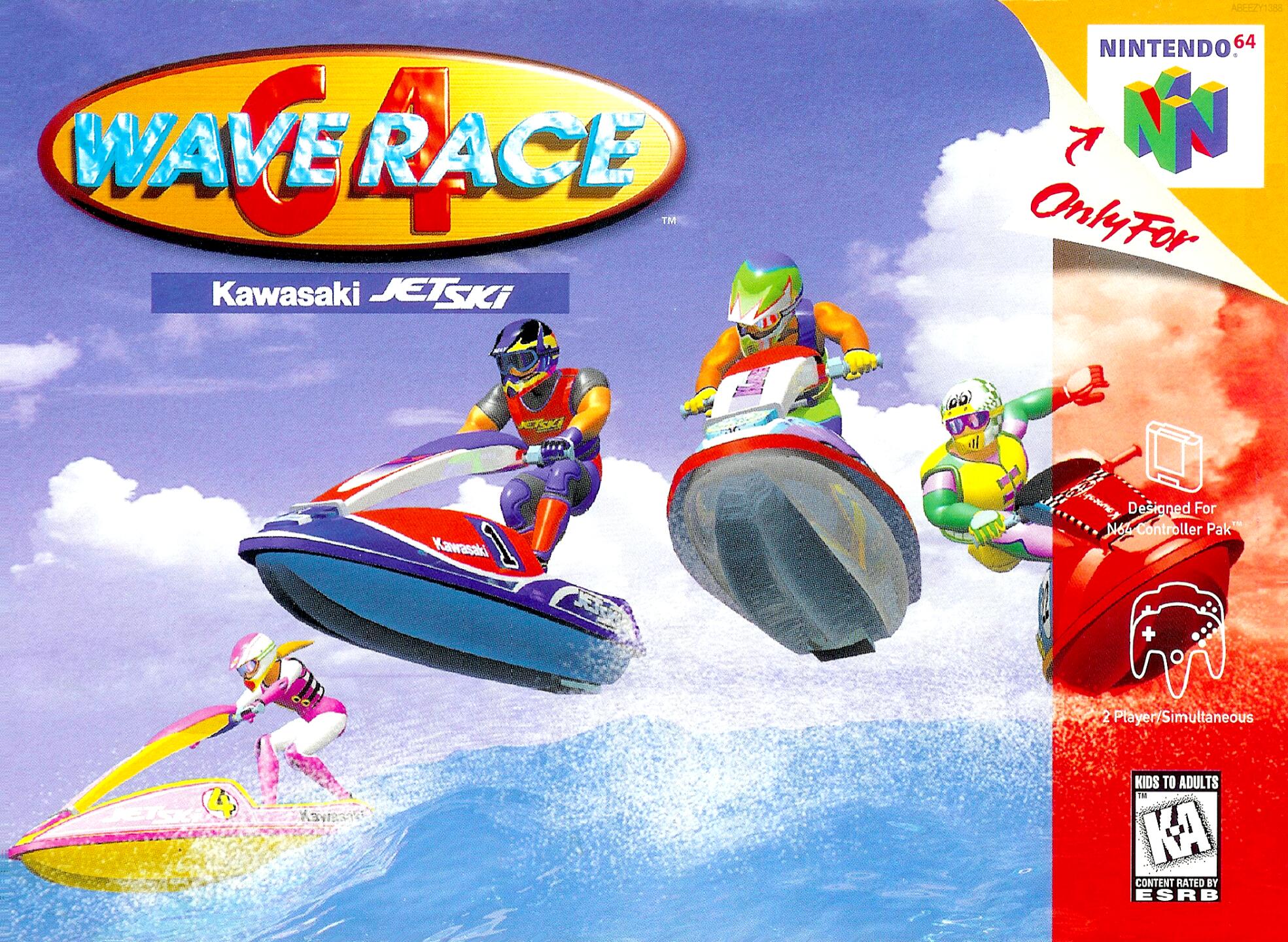 Wave Race 64 - Kawasaki Jet Ski (USA) (Rev 1) Cover