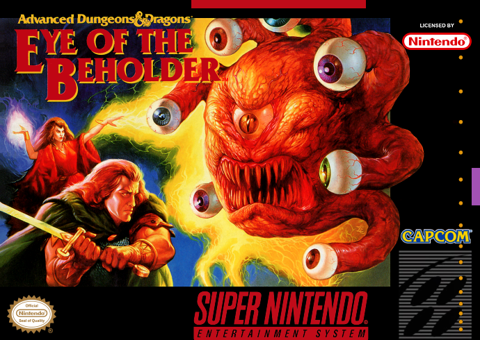 Advanced Dungeons & Dragons - Eye of the Beholder (USA) Cover