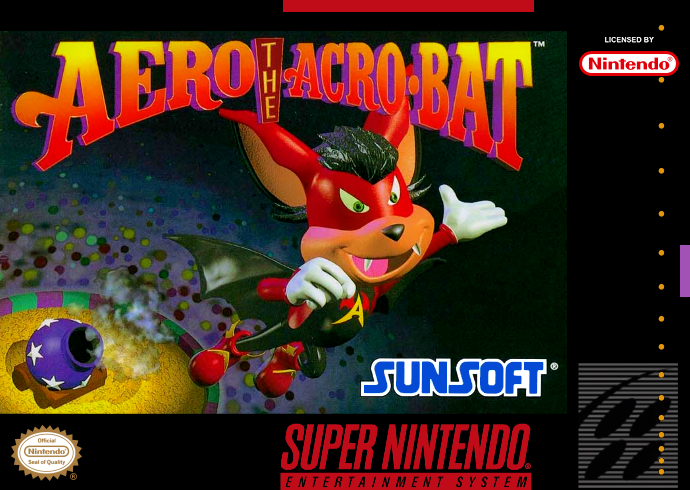 Aero the Acro-Bat (USA) Cover