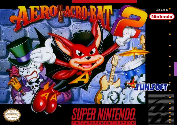 Aero the Acro-Bat 2 (USA) Cover