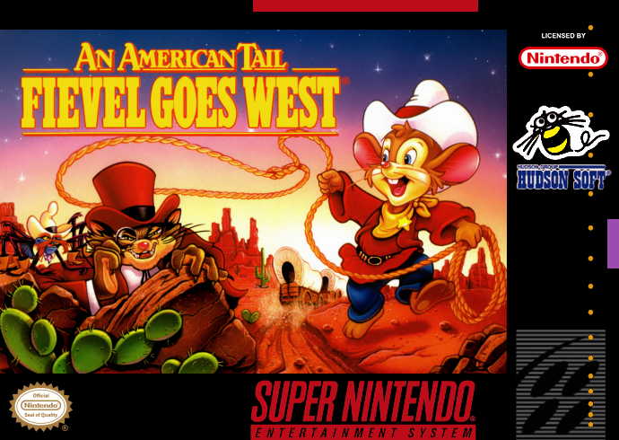 American Tail, An - Fievel Goes West (USA) Cover