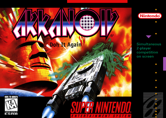 Arkanoid - Doh It Again (USA) Cover