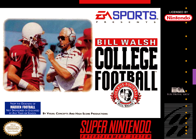 Bill Walsh College Football (USA) Cover