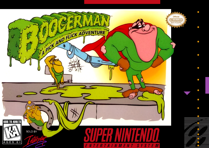 Boogerman - A Pick and Flick Adventure (USA) Cover