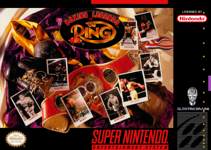 Boxing Legends of the Ring (USA) Cover