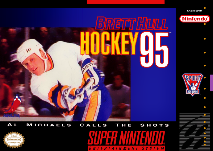 Brett Hull Hockey 95 (USA) Cover