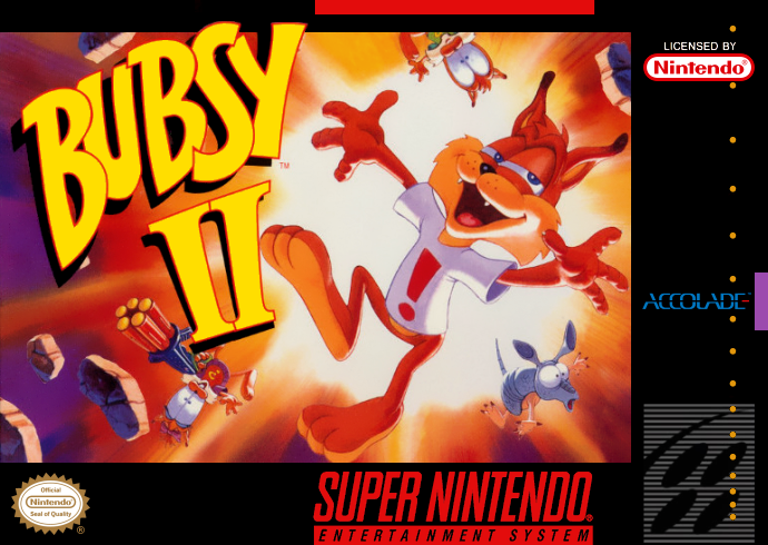 Bubsy II (USA) Cover