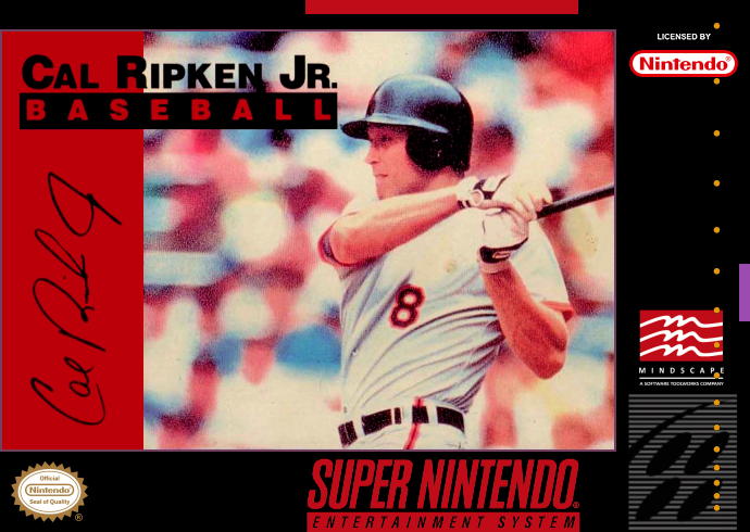 Cal Ripken Jr. Baseball (USA) Cover