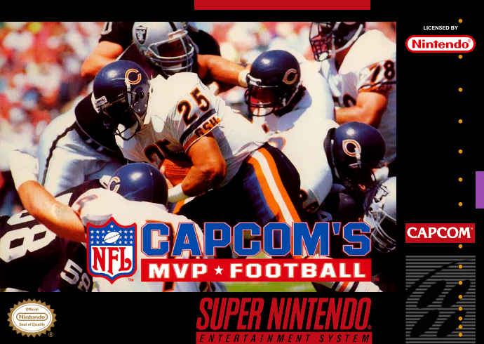Capcom's MVP Football (USA) Cover