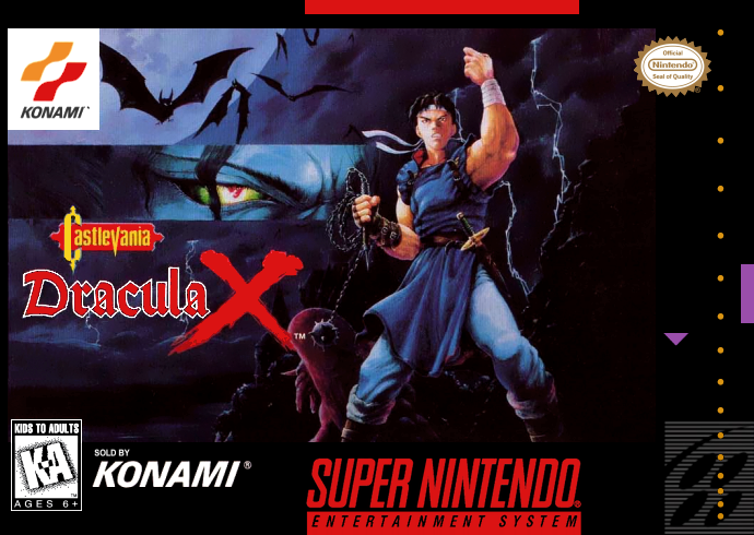 Castlevania - Dracula X (USA) Cover