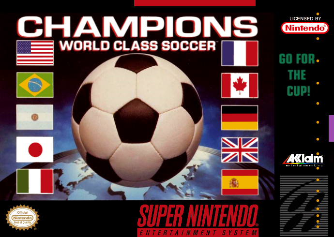 Champions - World Class Soccer (USA) (En,Fr,De,Es) Cover