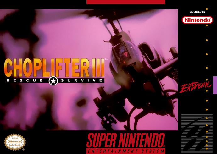 Choplifter III - Rescue-Survive (USA) Cover