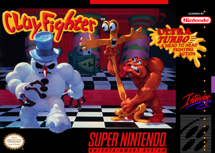 Clay Fighter (USA) Cover