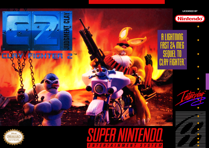 Clay Fighter 2 - Judgment Clay (USA) Cover