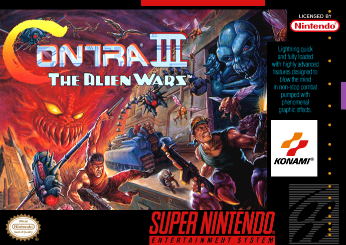 Contra III - The Alien Wars (USA) Cover
