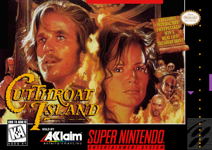 CutThroat Island (USA) Cover