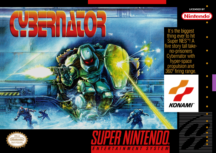Cybernator (USA) Cover