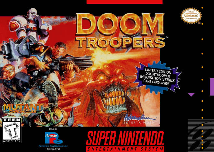 Doom Troopers - Mutant Chronicles (USA) Cover