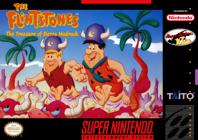 Flintstones, The - The Treasure of Sierra Madrock (USA) Cover