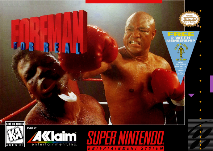 Foreman for Real (USA) Cover