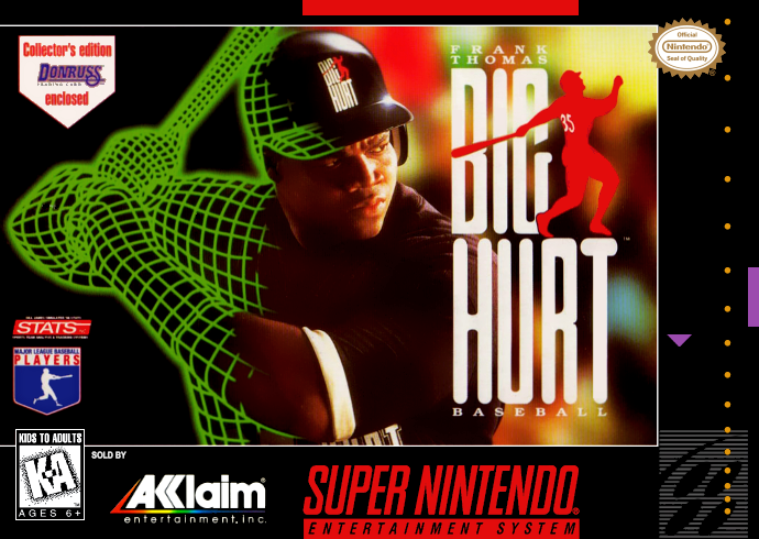 Frank Thomas Big Hurt Baseball (USA) Cover