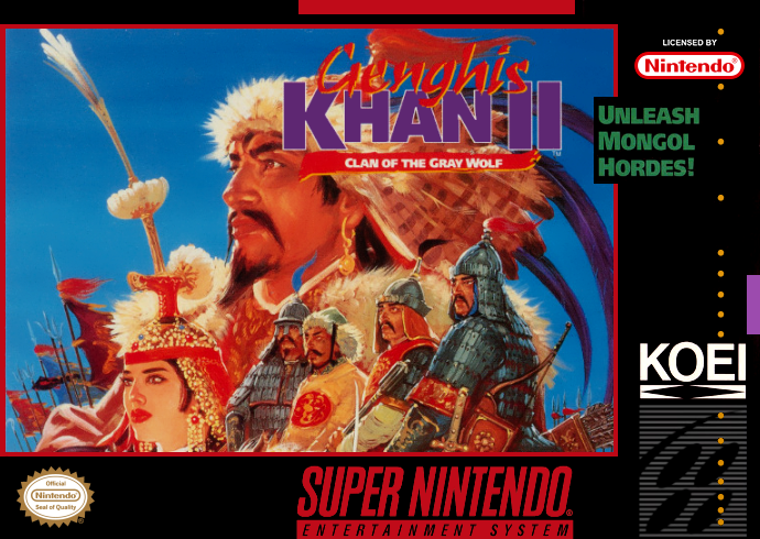 Genghis Khan II - Clan of the Gray Wolf (USA) Cover