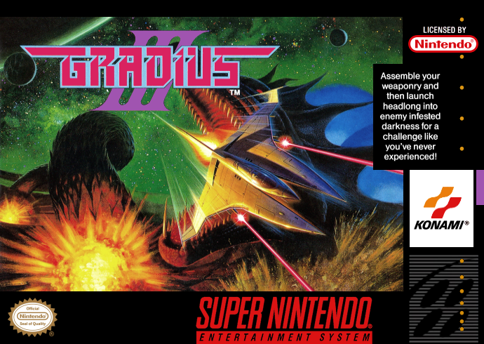 Gradius III (USA) Cover