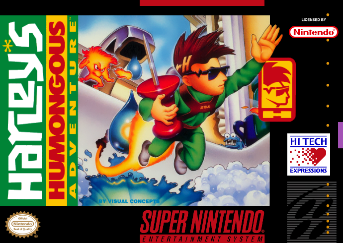 Harley's Humongous Adventure (USA) Cover