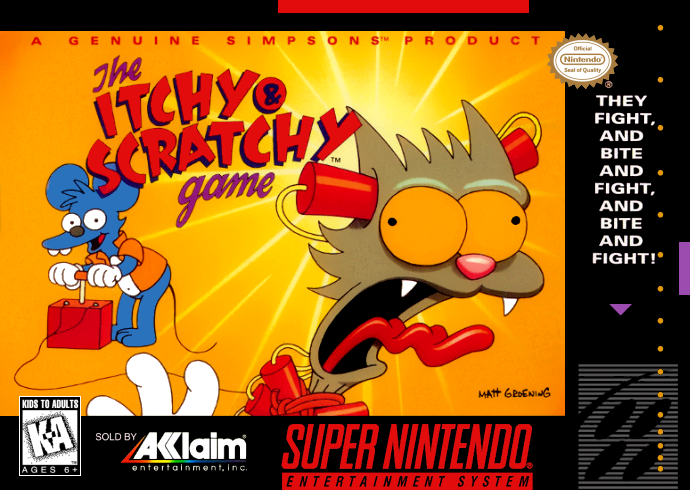 Itchy & Scratchy Game, The (USA) Cover