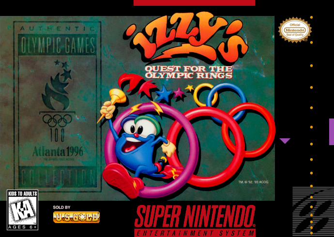 Izzy's Quest for the Olympic Rings (USA) Cover