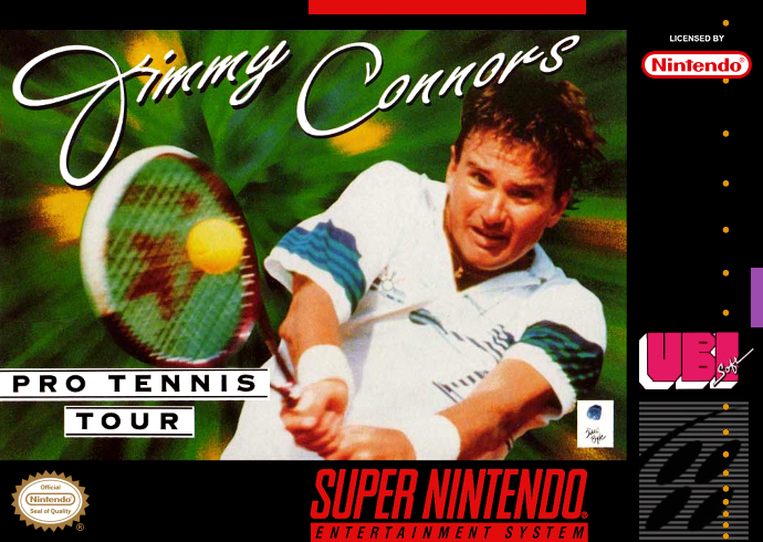 Jimmy Connors Pro Tennis Tour (USA) Cover