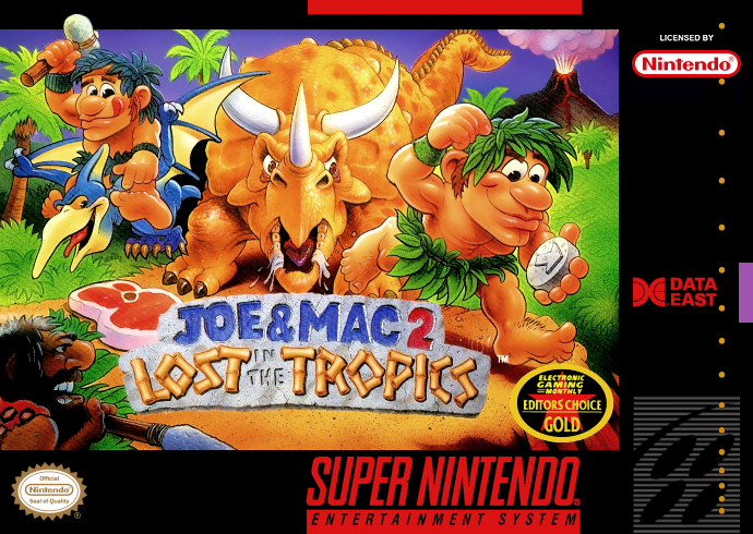 Joe & Mac 2 - Lost in the Tropics (USA) Cover