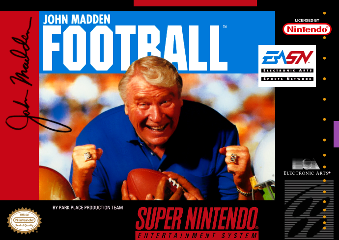John Madden Football '93 (USA) (Rev 1) Cover