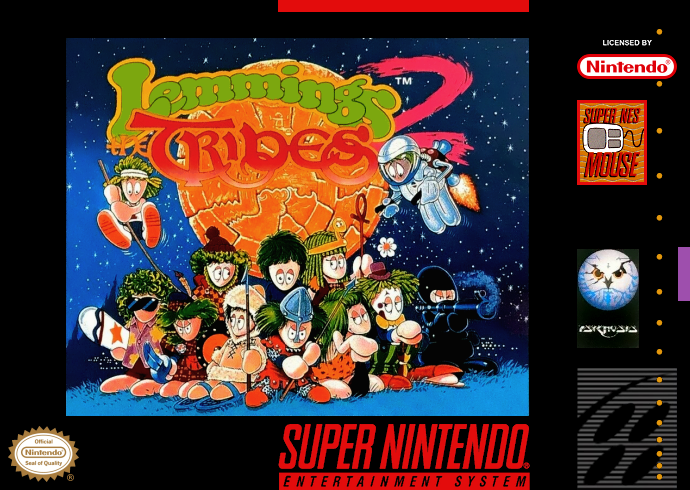 Lemmings 2 - The Tribes (USA) Cover