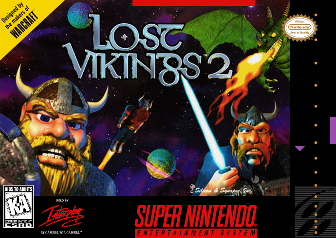Lost Vikings 2 (USA) Cover