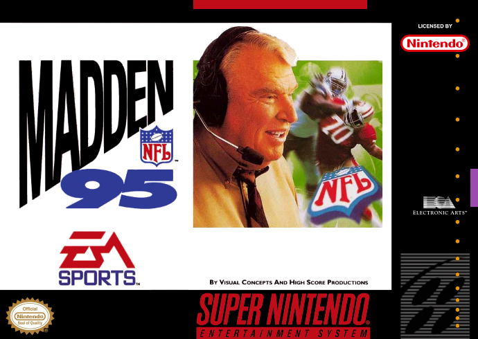 Madden NFL 95 (USA) Cover