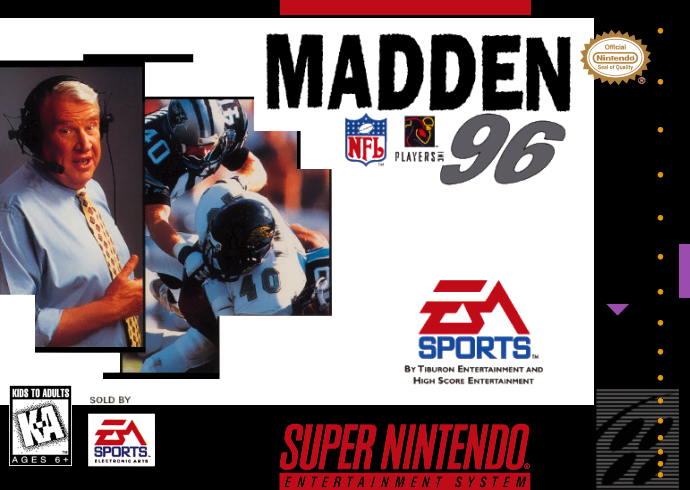 Madden NFL 96 (USA) Cover