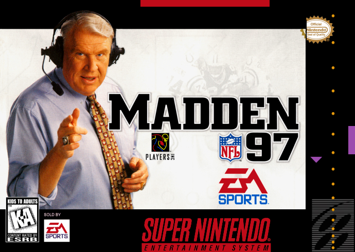 Madden NFL 97 (USA) Cover