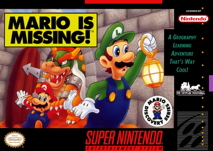 Mario Is Missing! (USA) Cover