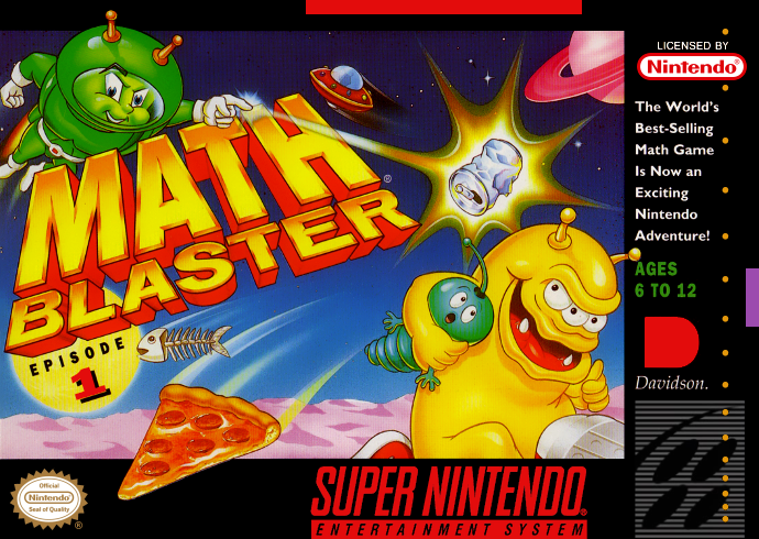 Math Blaster - Episode 1 (USA) Cover